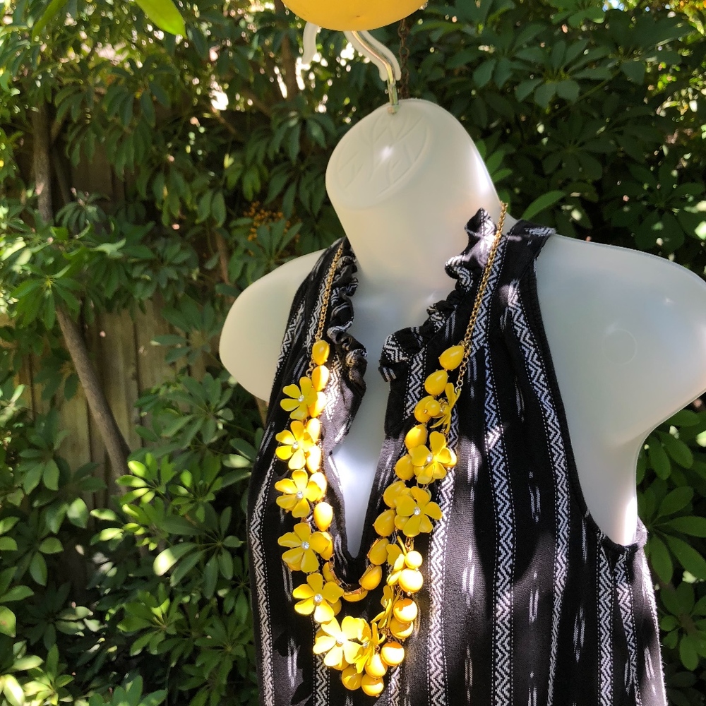 J. Crew Multilayered Enamel Statement Necklace - image 3